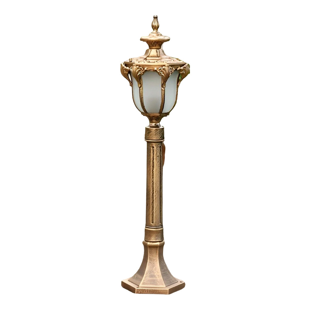 Exterior Waterproof LED European-style Short Pole Lamp Post Pathway Lights, Outdoor Wall Light, detail 13