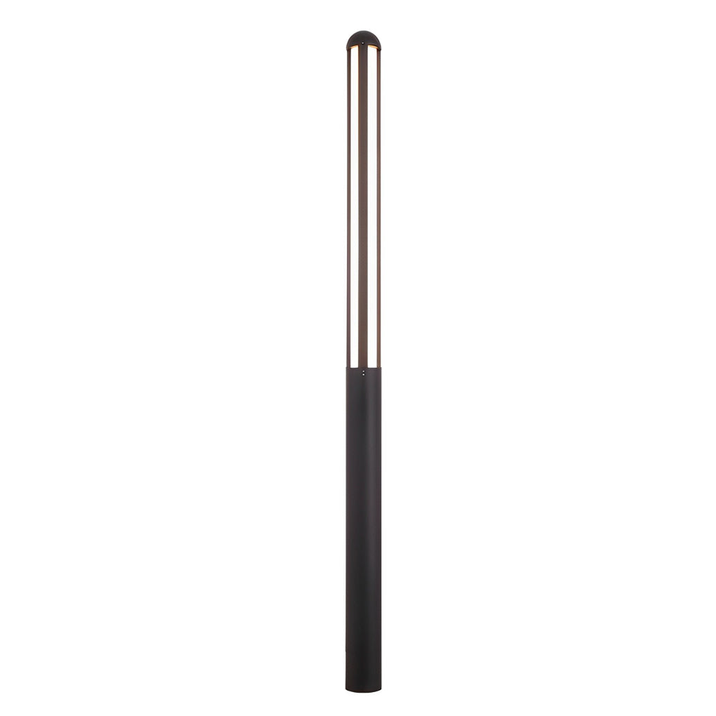 Clean-Lined Waterproof LED Black Contemporary Residential Exterior Pole Lights Yard Lighting, Outdoor Wall Light, detail 12
