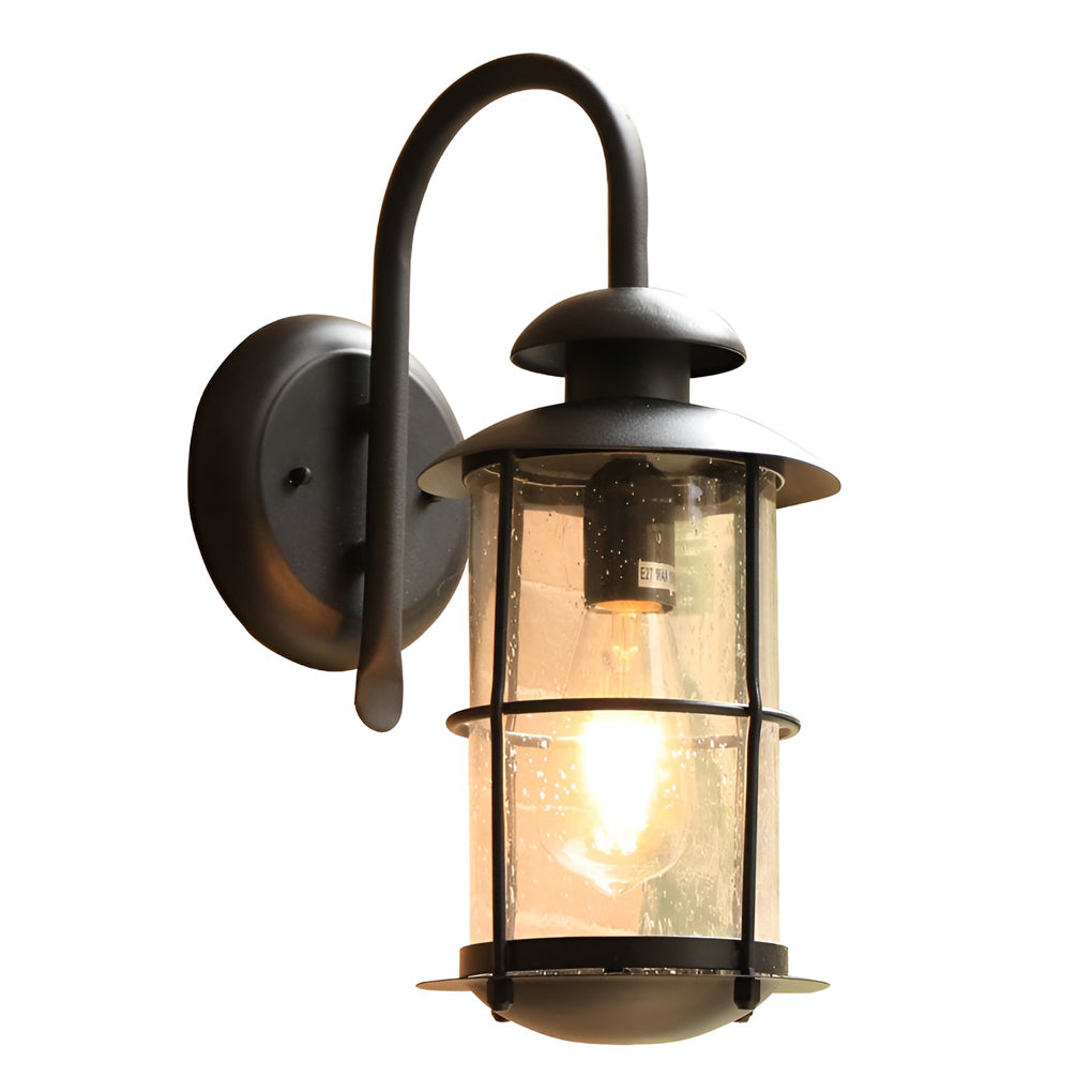 Creative Glass Waterproof LED Black Contemporary Plug-In Wall Light, Plug-In Wall Sconce, detail 5