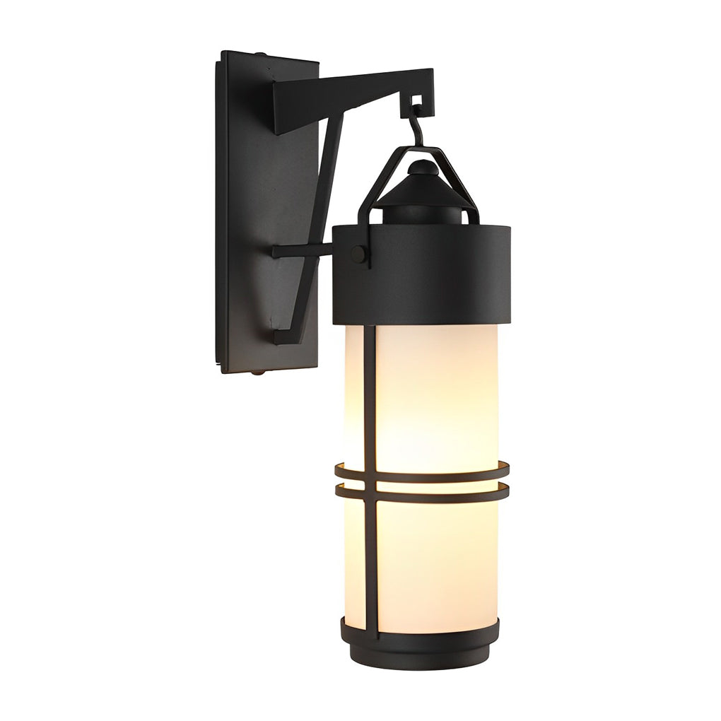 Country Retro Waterproof Black American-style Wall Light Exterior Lights, Wall Sconce, detail 7
