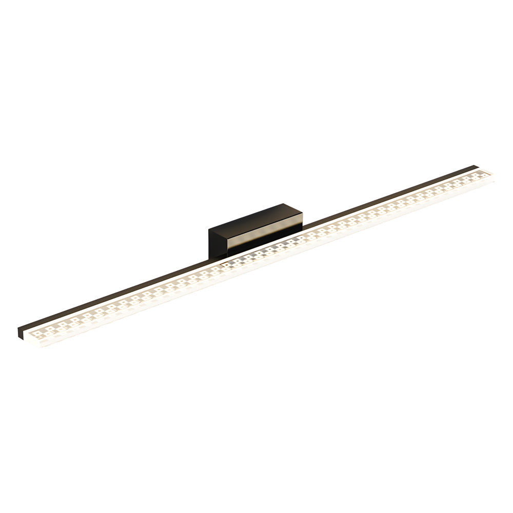 Metal LED Bathroom Vanity Lights with Geometric Acrylic Shade and 3-Step Dimming, Bathroom Vanity Light, detail 11