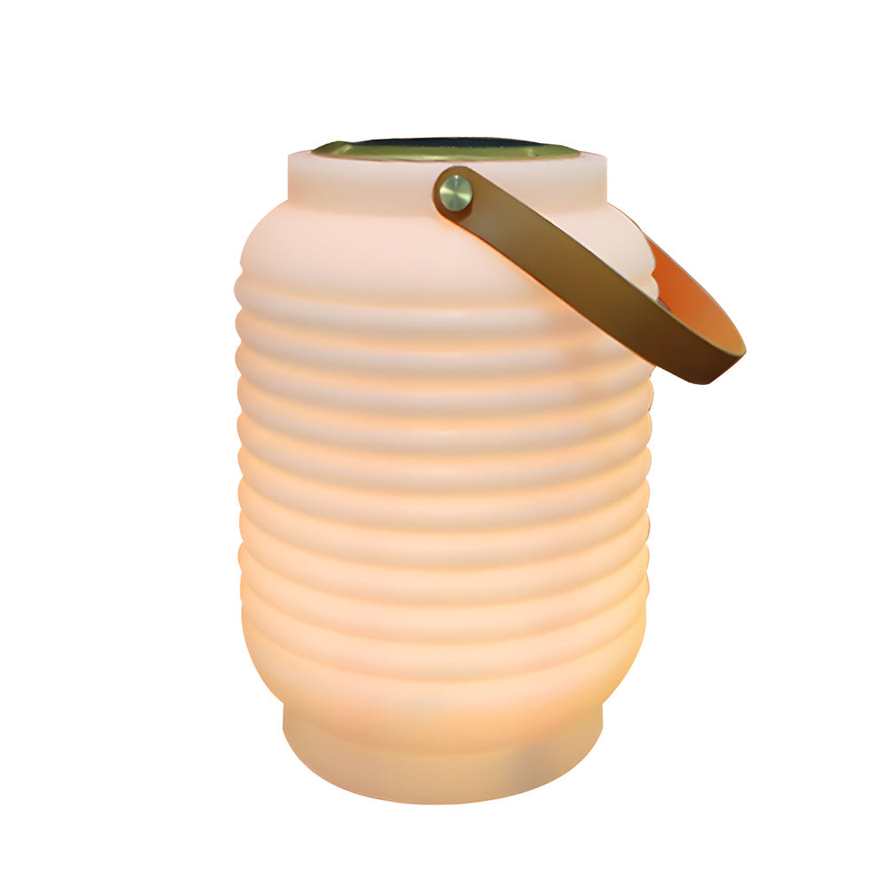 Portable LED RGB Exterior Sound Lantern, USB/Solar, Outdoor Wall Light, detail 7
