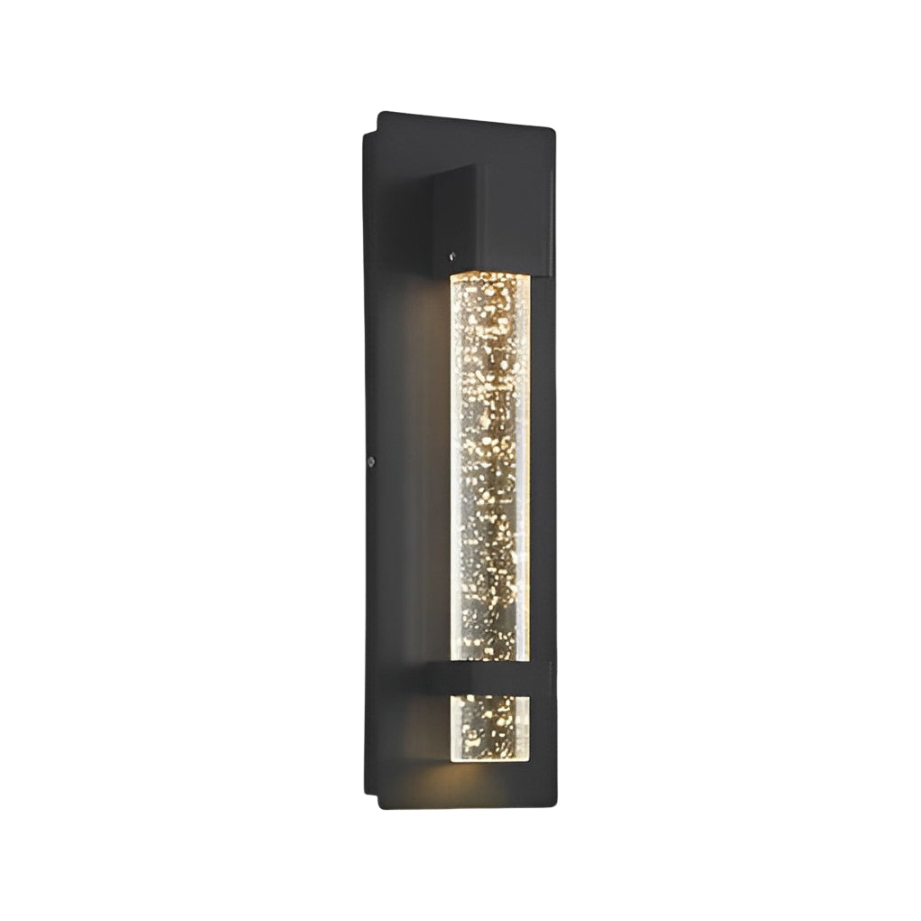 11.8 Inch Waterproof Hardwired Bubbles Glass Exterior Wall Light, Outdoor Wall Light, detail 6