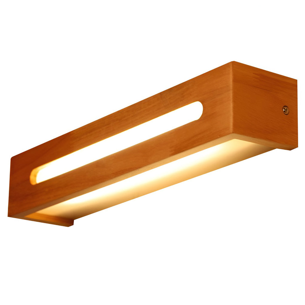 Box Wood Waterproof LED Nordic Wall Light Mirror Light Sconces, Bathroom Vanity Light, detail 8