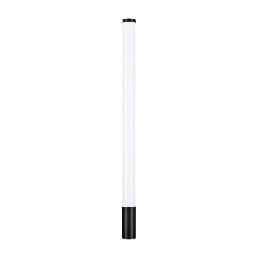 Cylindrical Acrylic Waterproof LED Black Contemporary Exterior Lawn Lights, Outdoor Wall Light, detail 5