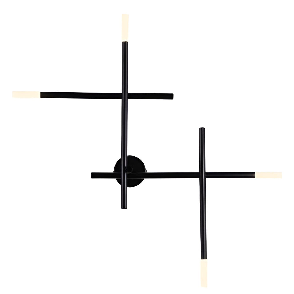 Creative Geometric Strip LED Contemporary Wall Light, Bedroom Wall Sconce, detail 9