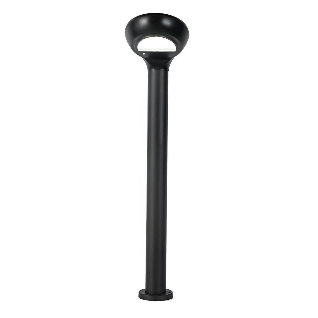 Clean-Lined Waterproof LED Black Contemporary Solar Powered Lawn Lights Garden Lamp, Outdoor Wall Light, detail 10