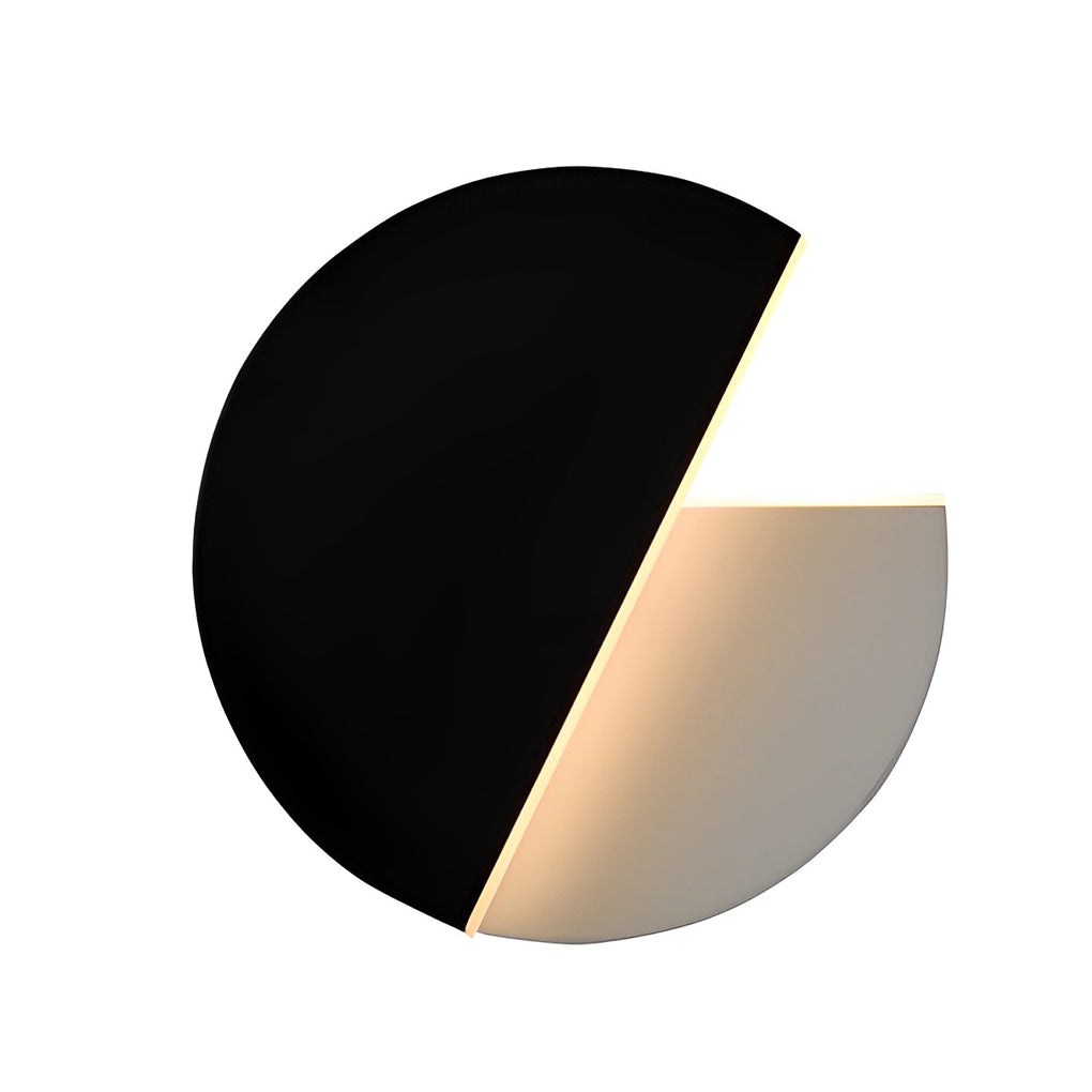 Creative Circular 350° Rotatable LED Black Nordic Wall Fixtures Lighting, Bedroom Wall Sconce, detail 9