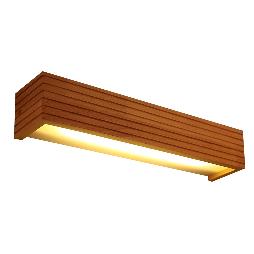 Wood Box Waterproof LED Nordic Wall Light Lighting Mirror Light, Bathroom Vanity Light, detail 7