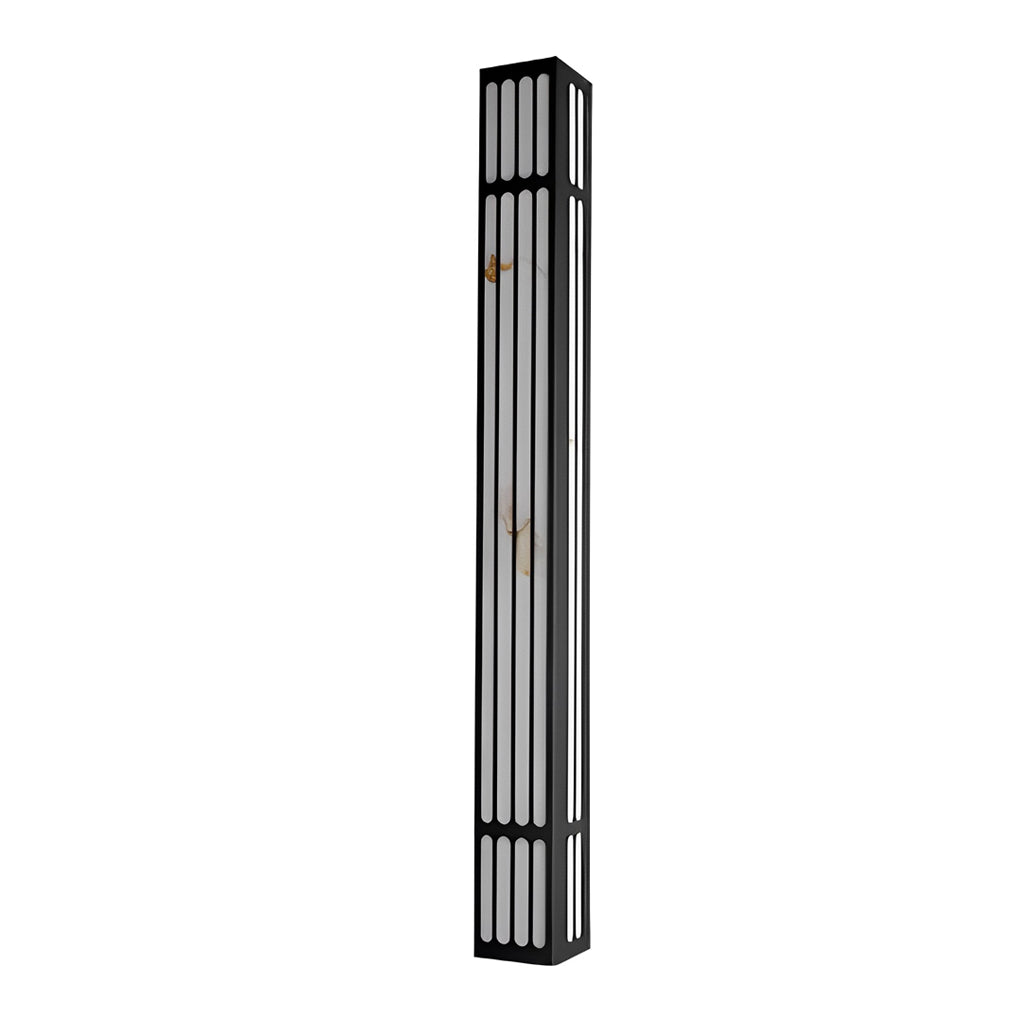Long Strip Box Waterproof LED Black Contemporary Exterior Wall Light, Outdoor Wall Light, detail 7