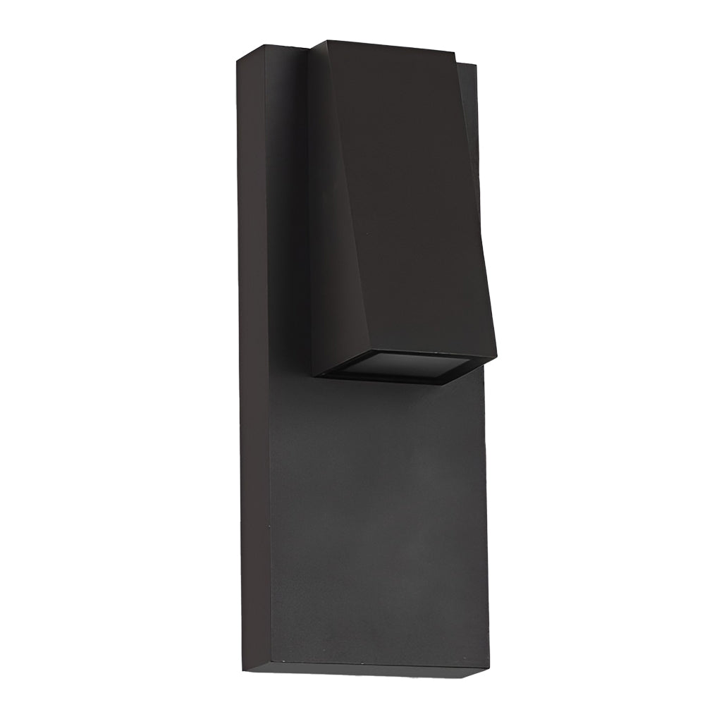 Rectangle Waterproof LED Black Contemporary Exterior Wall Light, Outdoor Wall Light, detail 10