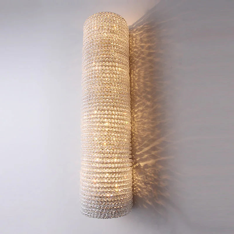 Bergamo Crystal Wall Light, Bedroom Wall Sconce, detail 2