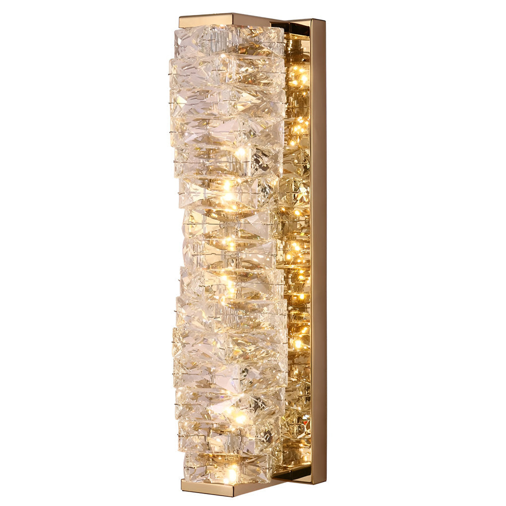 Creative Crystal Three Step Dimming Light LED Contemporary Wall Light, Bedroom Wall Sconce, detail 14
