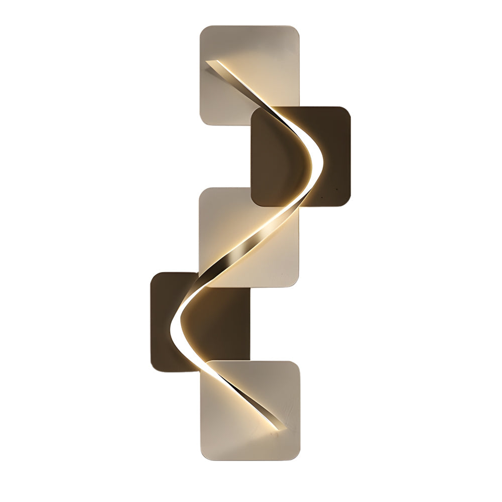 Crystal Geometric LED Wall Art Light USB Decorative Wall Painting, Plug-In Wall Sconce, detail 10