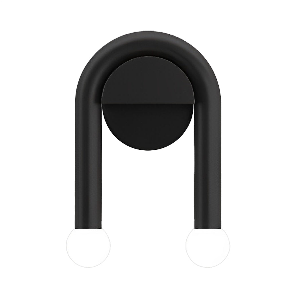Creative 2 Lights Black Nordic Wall Light Decorative Wall Fixtures Lighting, Bedroom Wall Sconce, detail 8