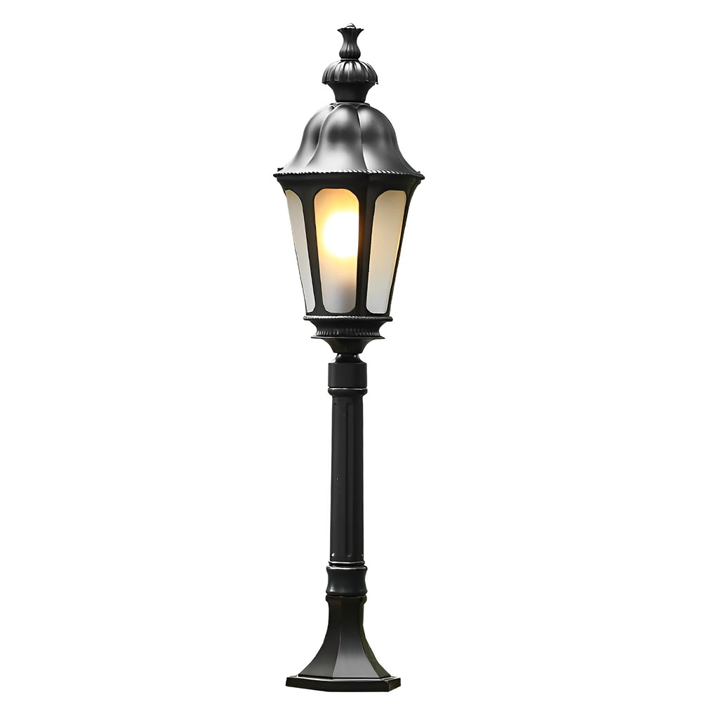 Exterior Waterproof LED Black European-style Lawn Lights Path Lamp Post, Outdoor Wall Light, detail 13