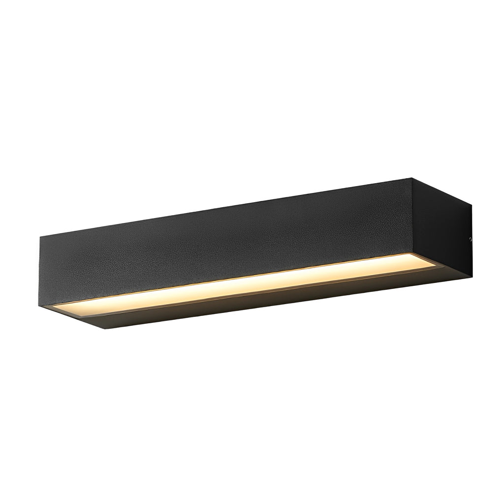 Clean-Lined Strip Waterproof LED Black Contemporary Exterior Wall Washer Light, Outdoor Wall Light, detail 11