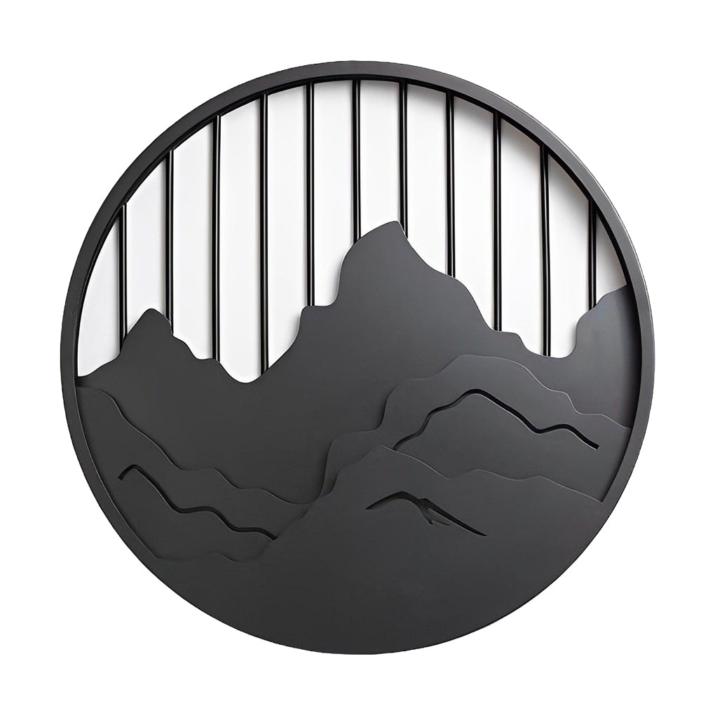 Circular Mountain Scenery LED Waterproof Exterior Wall Light Lighting, Outdoor Wall Light, detail 9