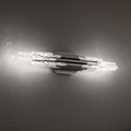Organza Color-Select Wall Light, Bedroom Wall Sconce, Metal, 20"W x 5.25"H x 5"D