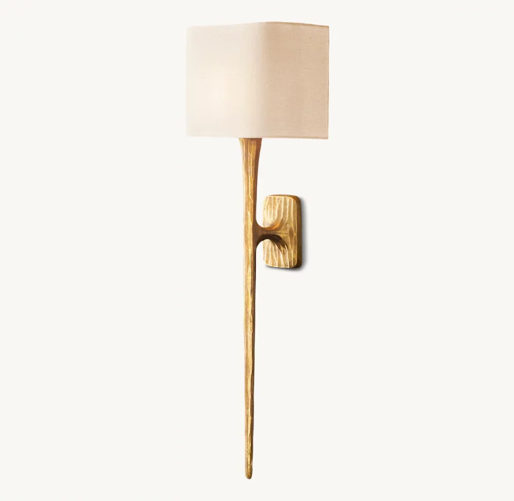 Thaddeus Grand Shaded Wall Light, Bathroom Wall Sconce, detail 6