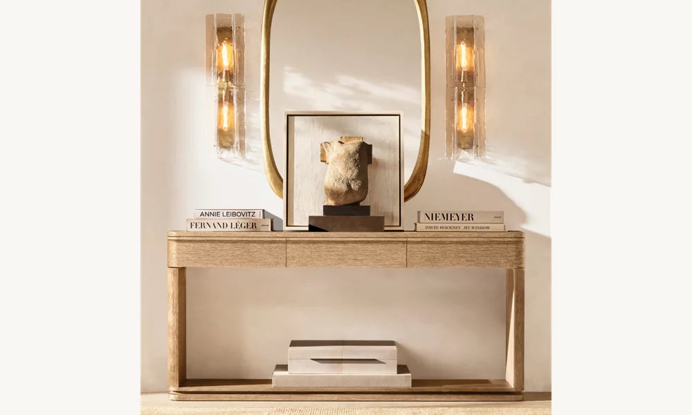 Lattice Clear Glass Wall Light 30", Bathroom Wall Sconce, detail 9