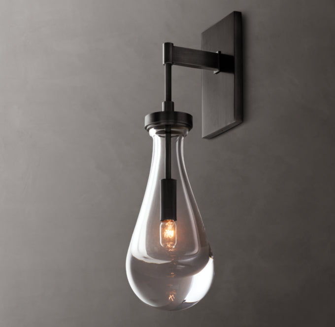 Rain Exterior Sconce, Outdoor Wall Light, detail 11