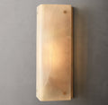 Reynard Alabaster Wall Light, Bathroom Wall Sconce, Dimensions Overall: 5"