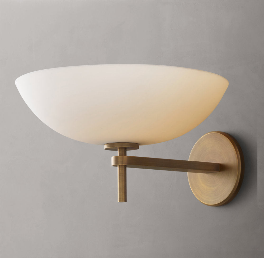 Vernet Wall Light, Bedroom Wall Sconce, Dimensions Overall: 12"