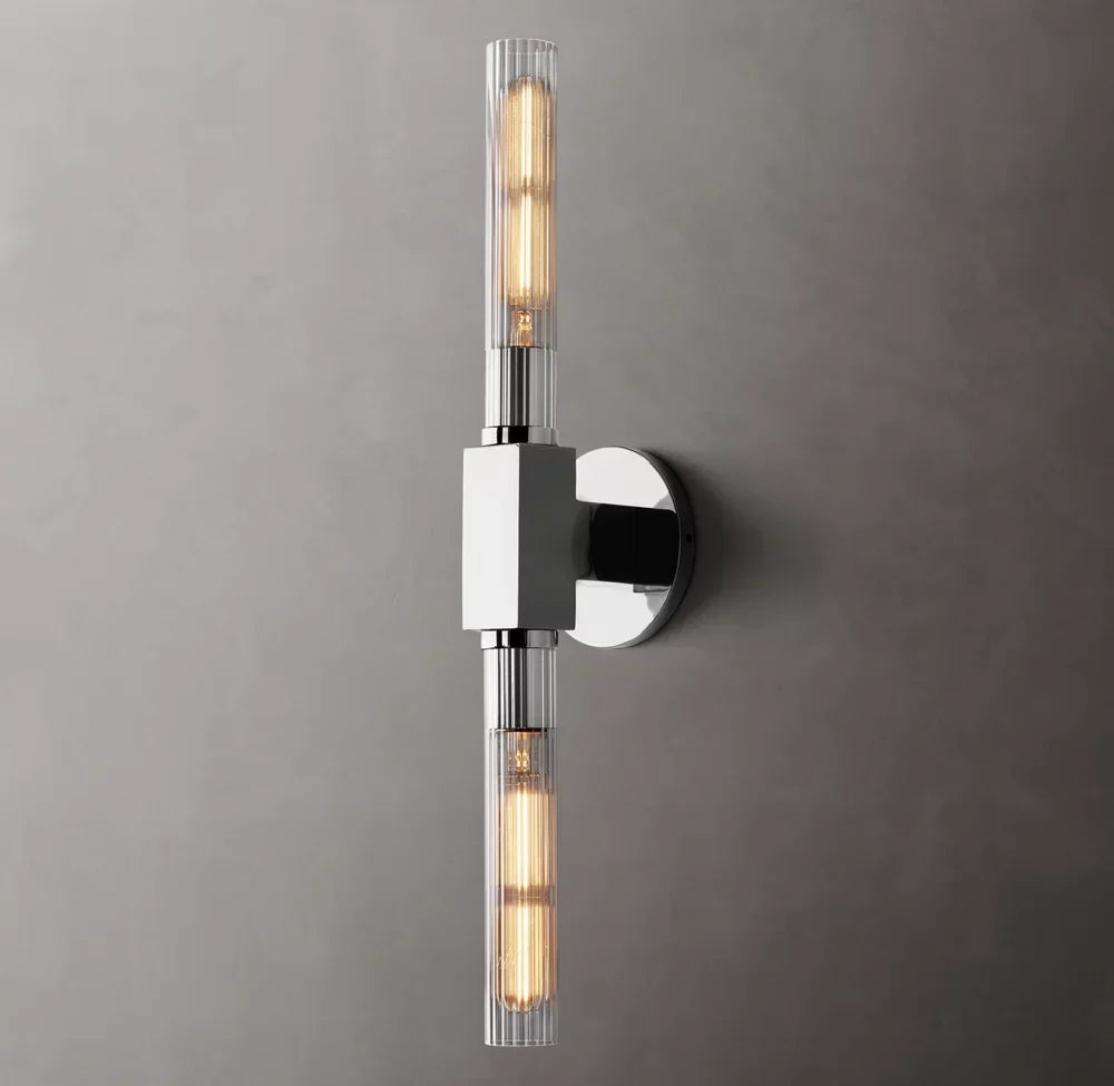 Cannele Linear Wall Light, Bathroom Wall Sconce, detail 3