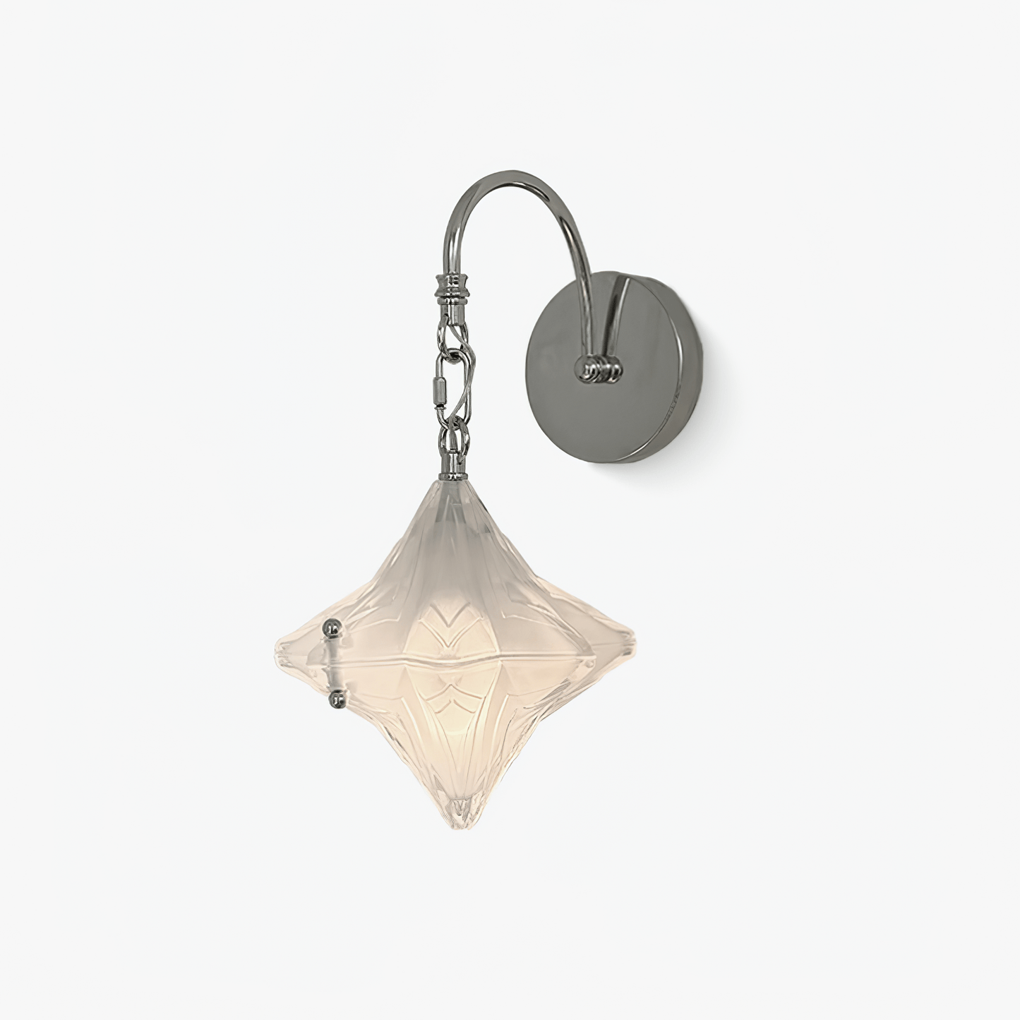 Lyra Star Wall Light, Hardwired Wall Sconce, Metal, Dia 23cm x H 36cm