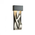 Tress Wall Light, 1-Light, LED, Natural Iron, Vintage Platinum, 23"H, Hardwired Wall Sconce, 9.5"W x 22.9"H