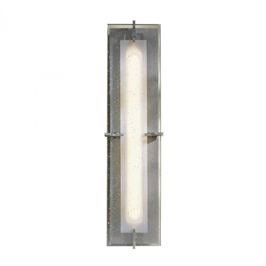 Double Axis Wall Light, 1-Light, LED, Soft Gold, Clear Glass, 23.5"H, Hardwired Wall Sconce, detail 2