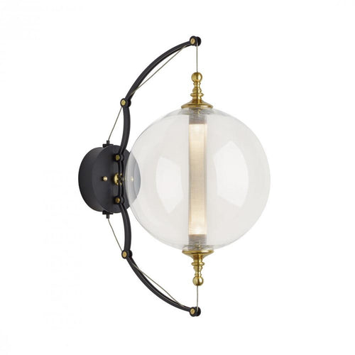 Arc Ellipse Bathroom Vanity, 5-Light, Soft Gold, Opal Glass, 42"W, Bathroom Vanity Light, detail 2