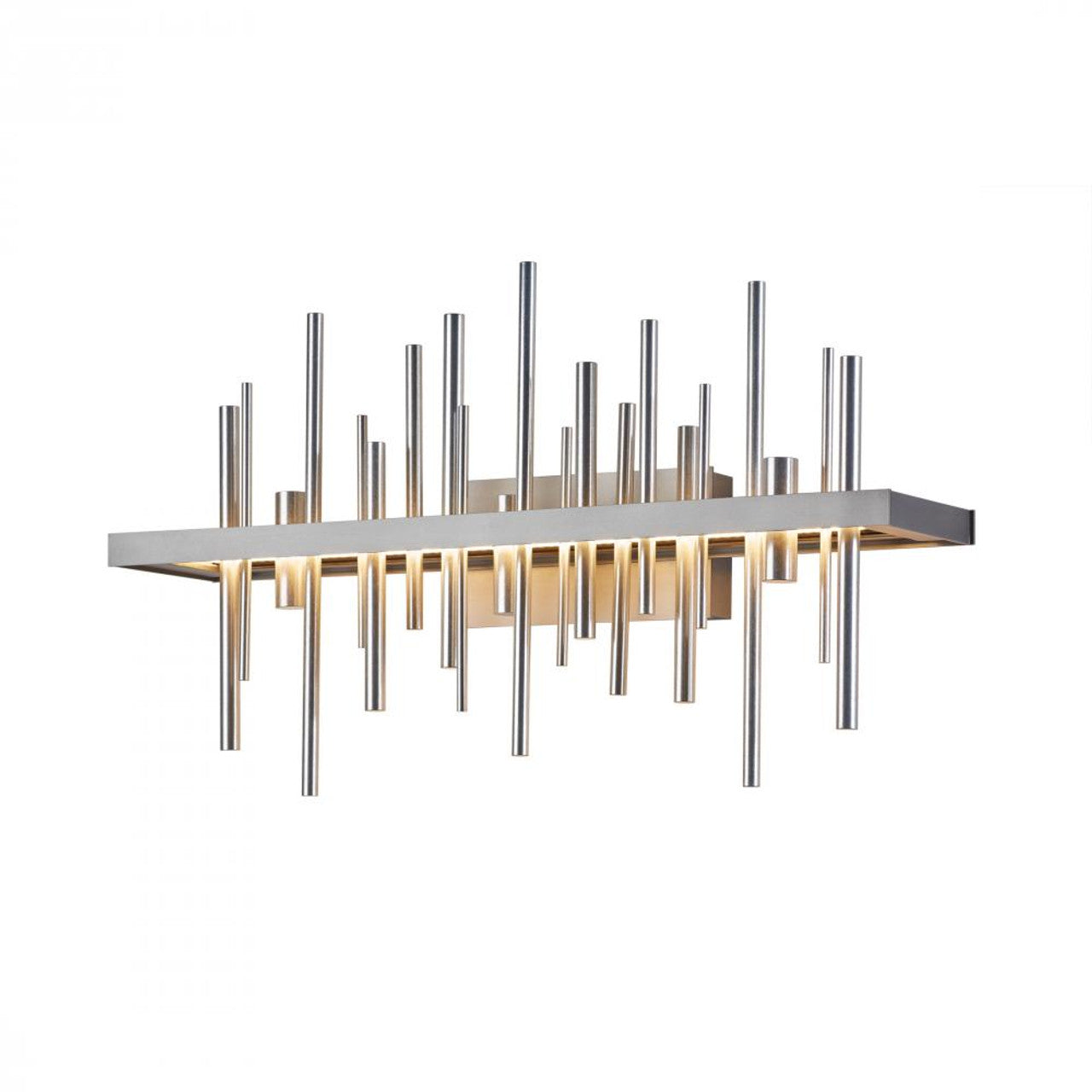 Tress Wall Light, 1-Light, LED, Natural Iron, Vintage Platinum, 32"H, Hardwired Wall Sconce, detail 2