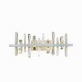 Solitude Wall Light, 1-Light, LED, Dark Smoke, 10.75"H, Hardwired Wall Sconce, Dimensions: 10.6"