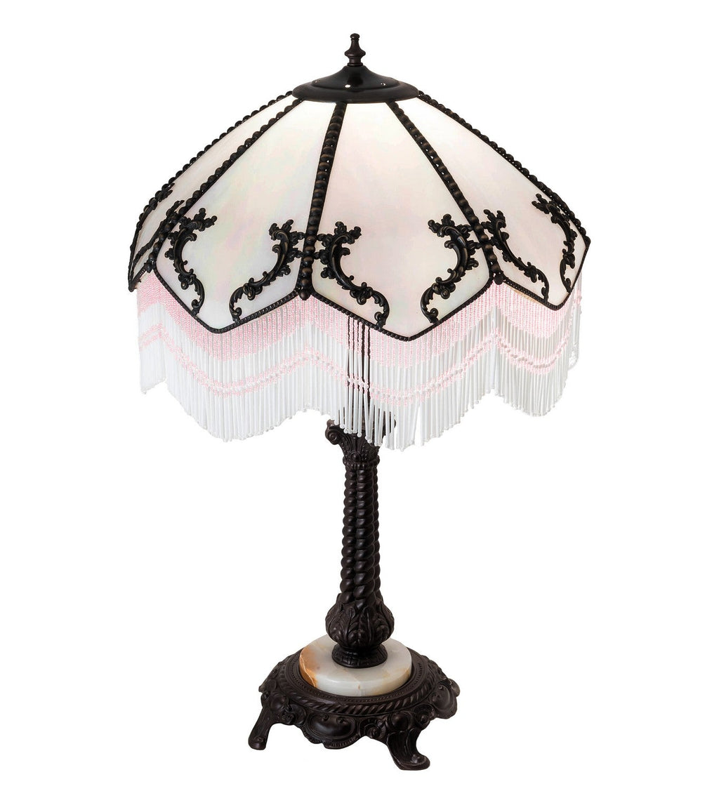 Regina 28 Inch 1-Light 30.00" Mahogany Bronze Table Lamp detail view 2