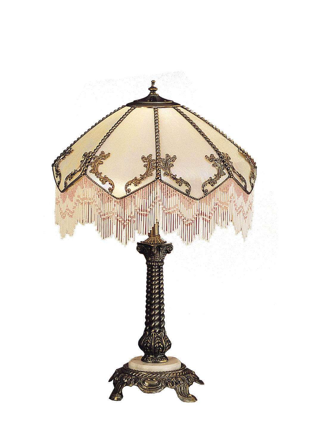 Regina 28 Inch 1-Light 30.00" Mahogany Bronze Table Lamp front view