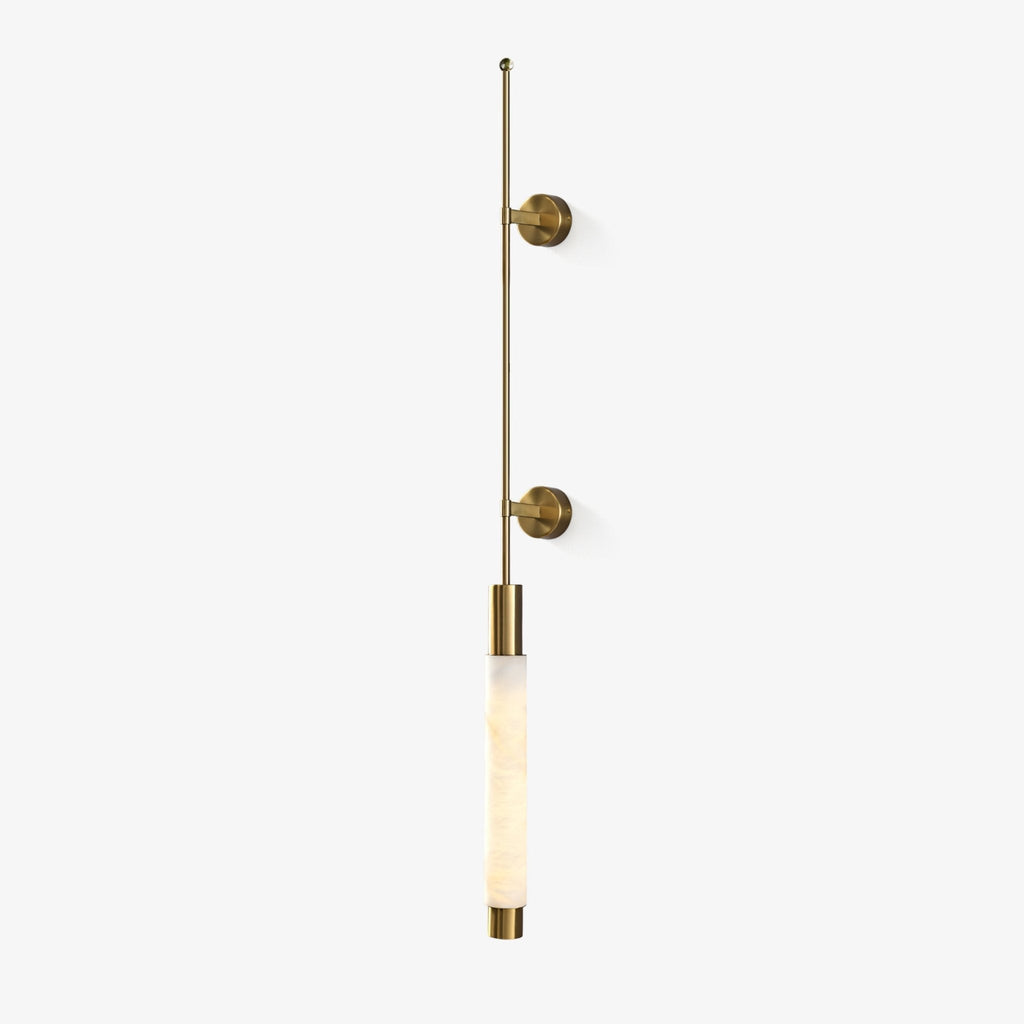 Verita Alabaster Wall Light, Hardwired Wall Sconce, W 11.5cm x H 82cm