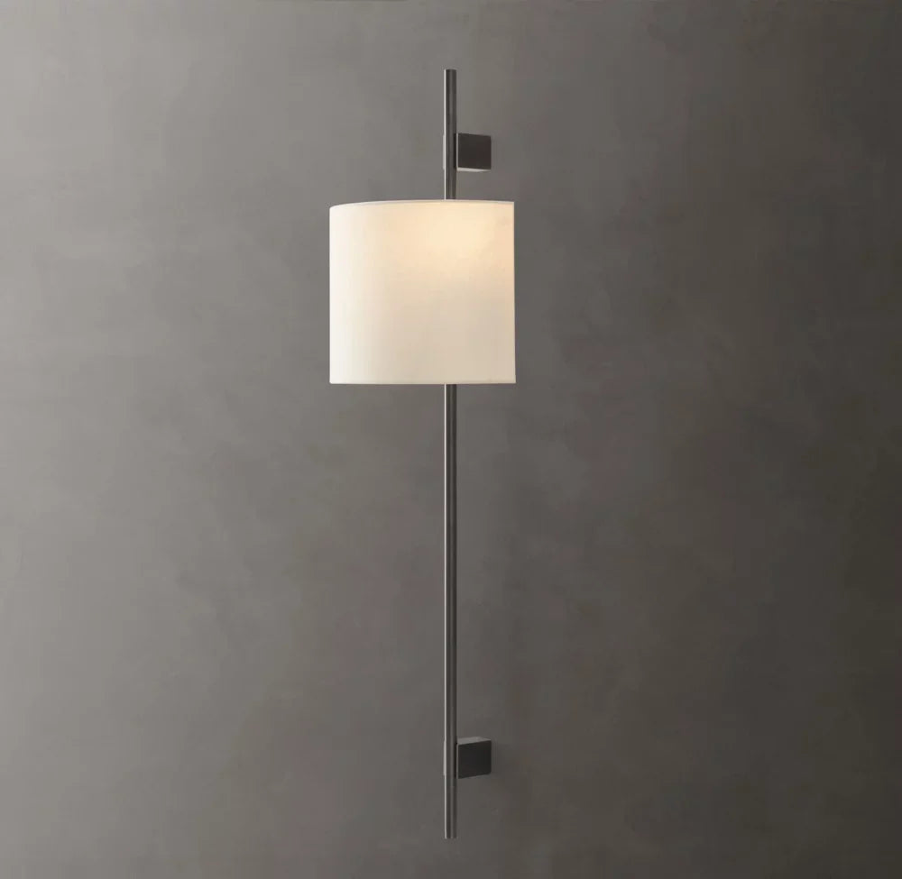 Vela Circular Bar Sconce - Circular Shade, Bedroom Wall Sconce, detail 11