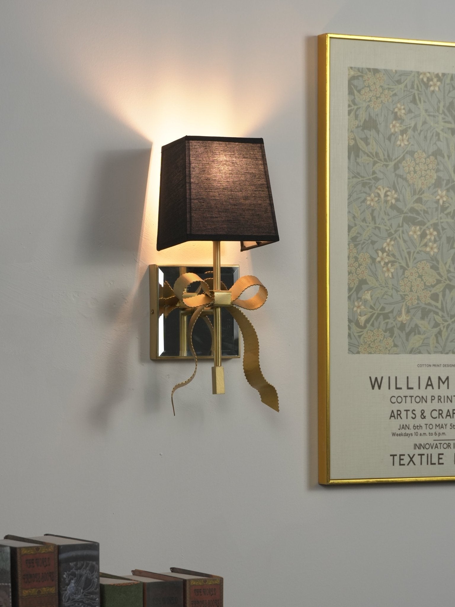 Belle Bow Wall Light, Hardwired Wall Sconce, detail 26