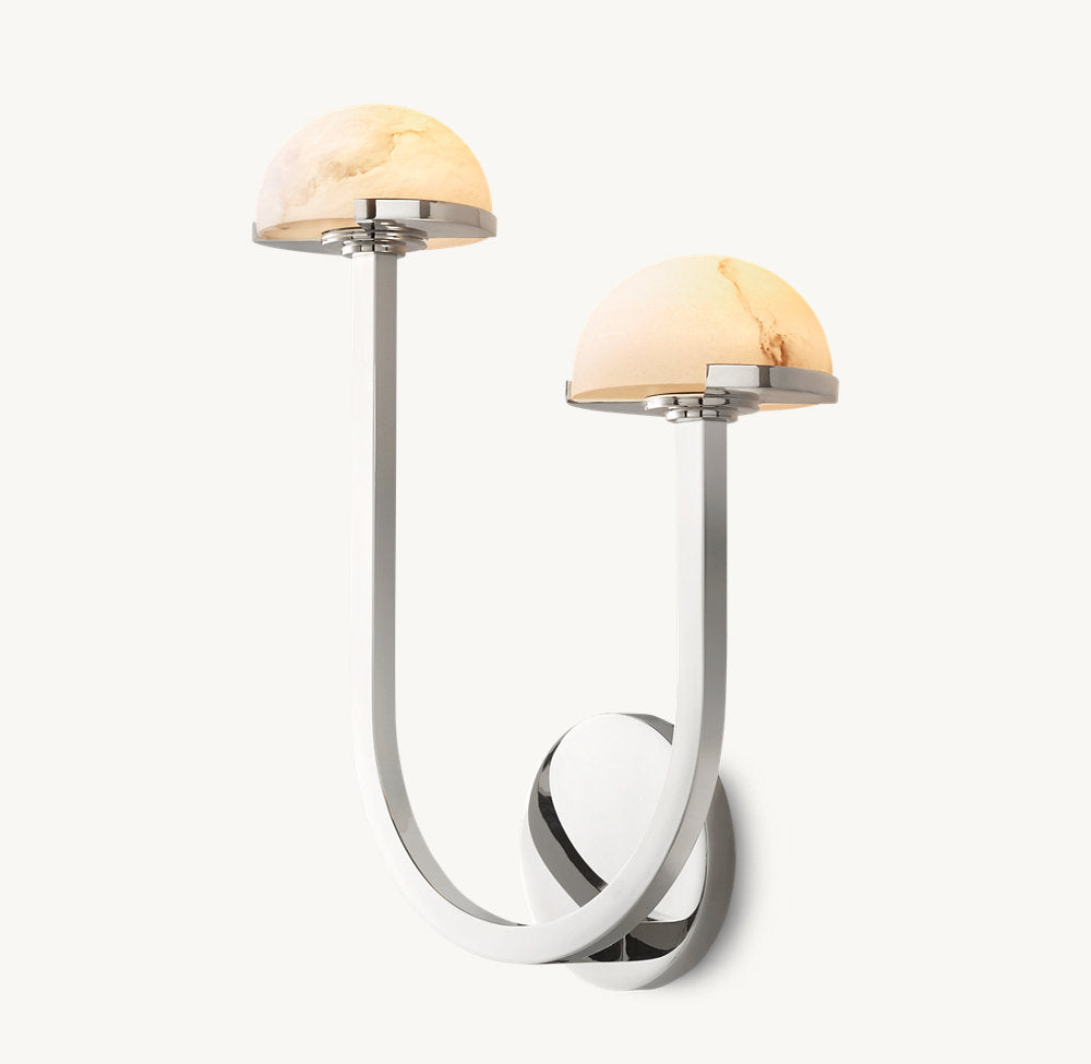 Pedra Double Wall Light - Right, Bedroom Wall Sconce, detail 13