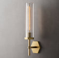 Lambeth Hexagonal Grand Wall Light, Bathroom Wall Sconce, 5"W x 5"D