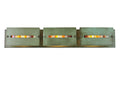 Moss Creek Creekside 36 Inch 3-Light 6.00" Tarnished Copper Wall Sconce front view