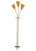 Wilmington 3-Light 80.00" Timeless Bronze,Satin Brass Wall Sconce front view