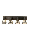 T Mission 36 Inch 4-Light 10.00" Antique Copper Wall Sconce front view