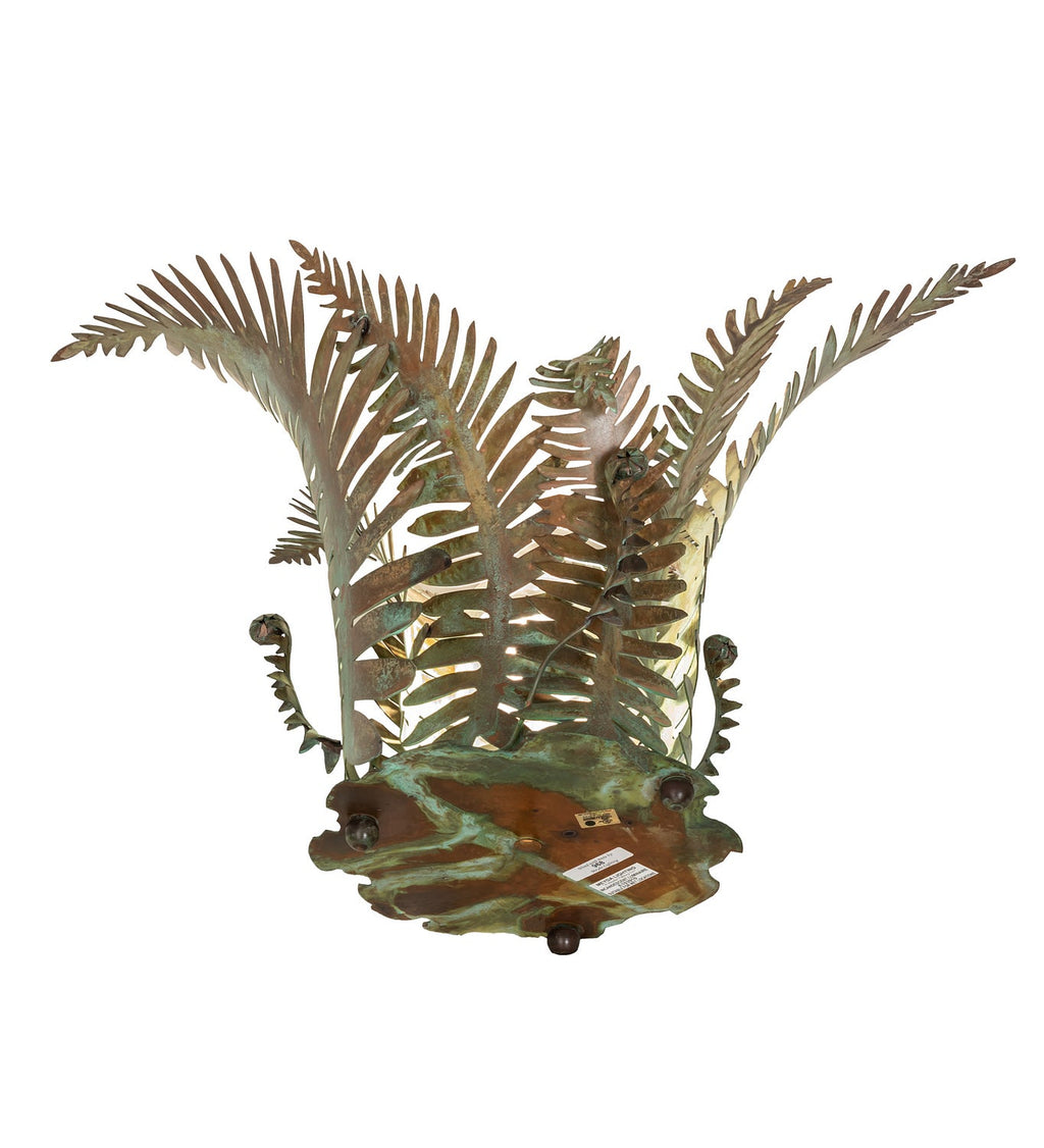 Fern 18 Inch 1-Light 18.00" Verdi Copper Table Lamp detail view 4
