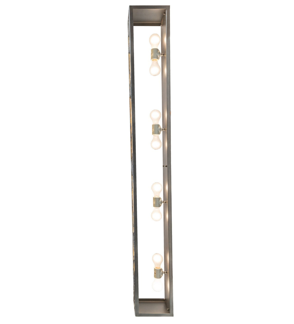 Skier 63 Inch 8-Light 6.50" Pewter Wall Sconce detail view 6