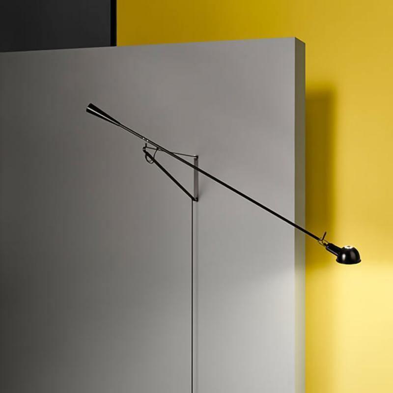 Long Arm Wall Light - L 135cm x H 26cm Set of 2 Metal, Hardwired Wall Sconce, detail 3