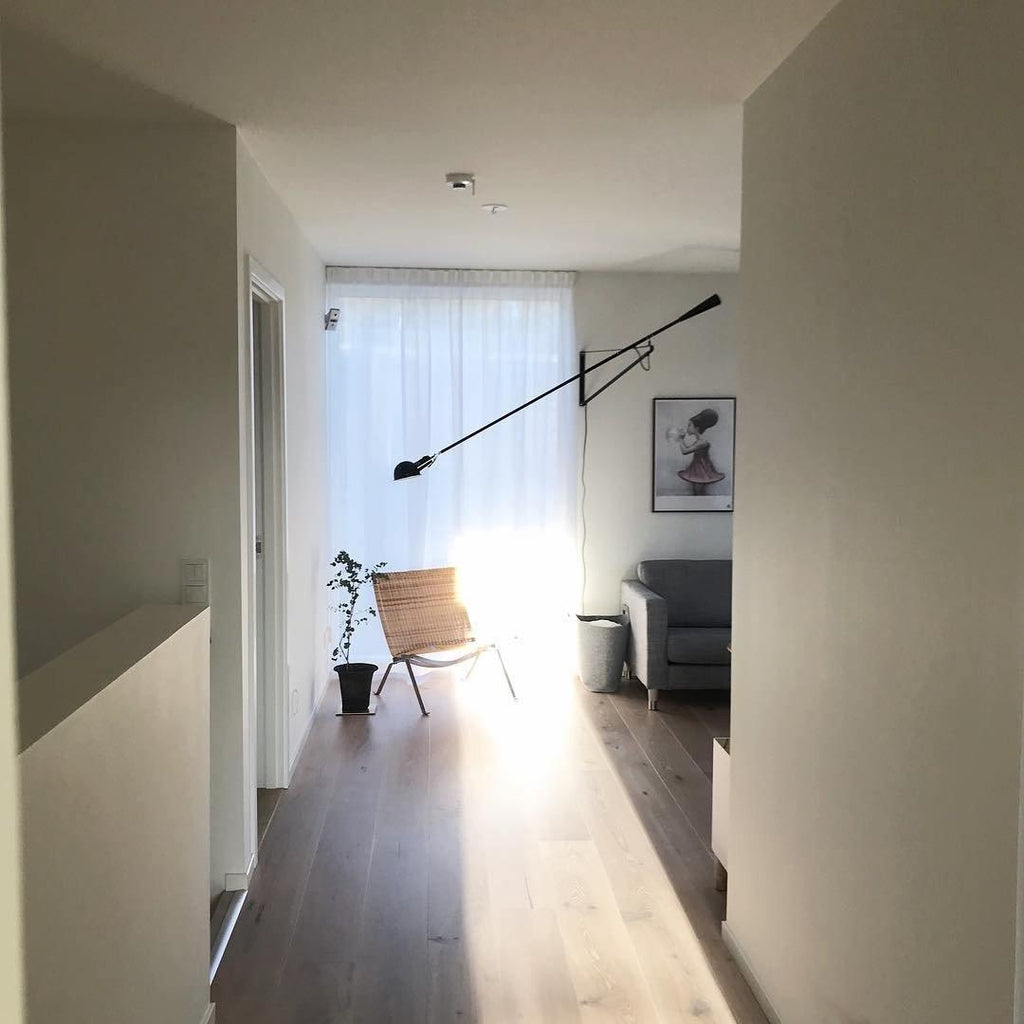 Long Arm Wall Light - L 135cm x H 26cm Set of 2 Metal, Hardwired Wall Sconce, detail 27