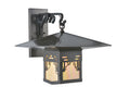 Seneca 1-Light 18.00" Craftsman Brown Wall Sconce front view